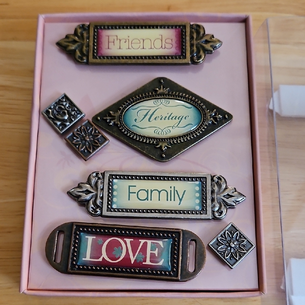 Decorative Sculpted Metal Embellishments NEW